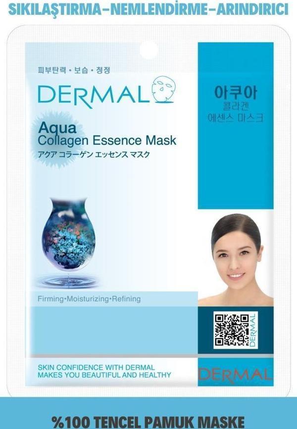 DERMAL Sıkılaştırıcı, Nemlendirici, Arındırıcı Aqua Kolajen Maske 23 gr - Image 1