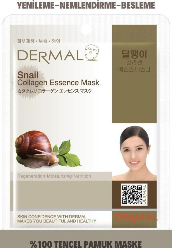 Dermal Yenileyici, Besleyici ve Nemlendirici Salyangoz Özlü Kollajen Maske 23 gr - Image 1