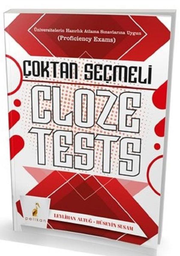 Çoktan Seçmeli Cloze Tests - Pelikan Yayınları - Image 1