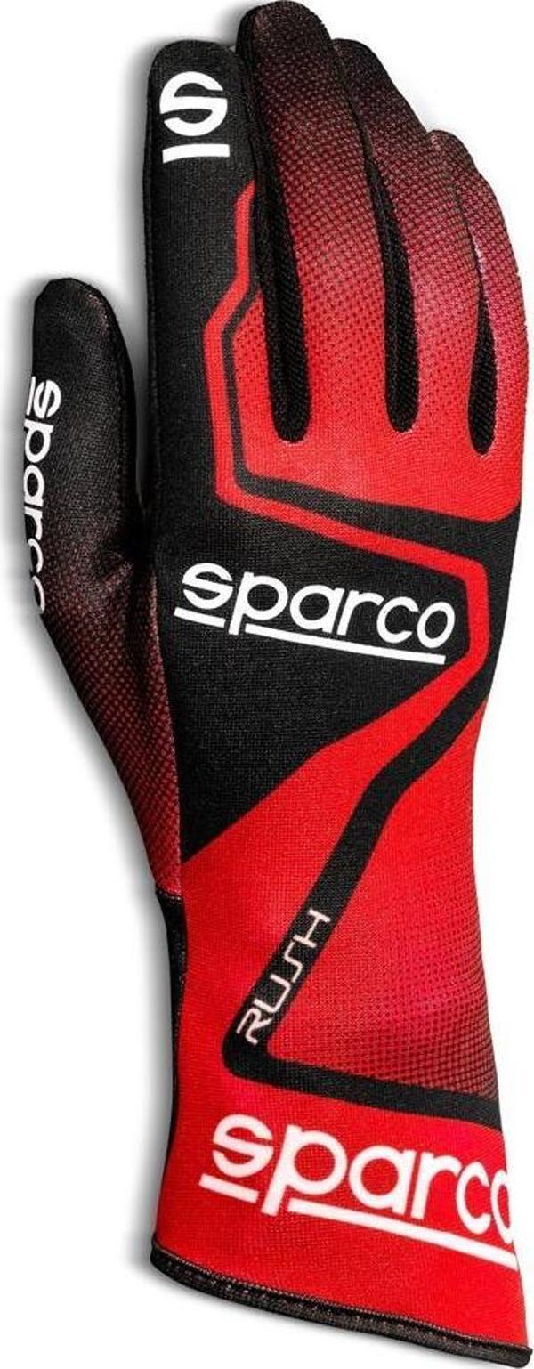 SPARCO RUSH KARTİNG ELDİVENİ KIRMIZI SİYAH 12  NUMARA - Image 1