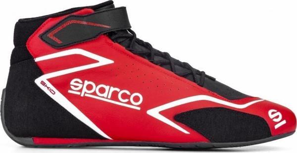 SPARCO SKID YARIŞ AYAKKABISI FIA ONAYLI KIRMIZI SİYAH 41  NUMARA - Image 1