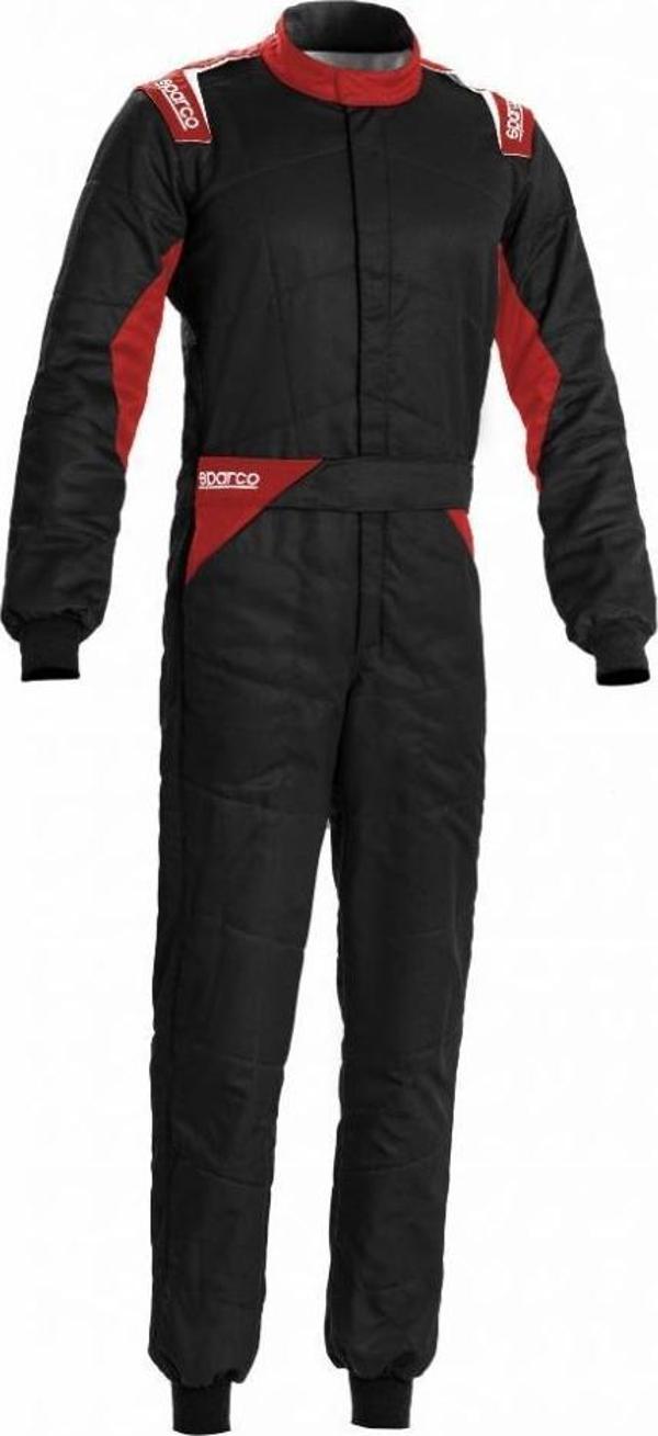 SPARCO SPRINT YARIŞ TULUMU FIA ONAYLI SİYAH KIRMIZI 62  BEDEN - Image 1
