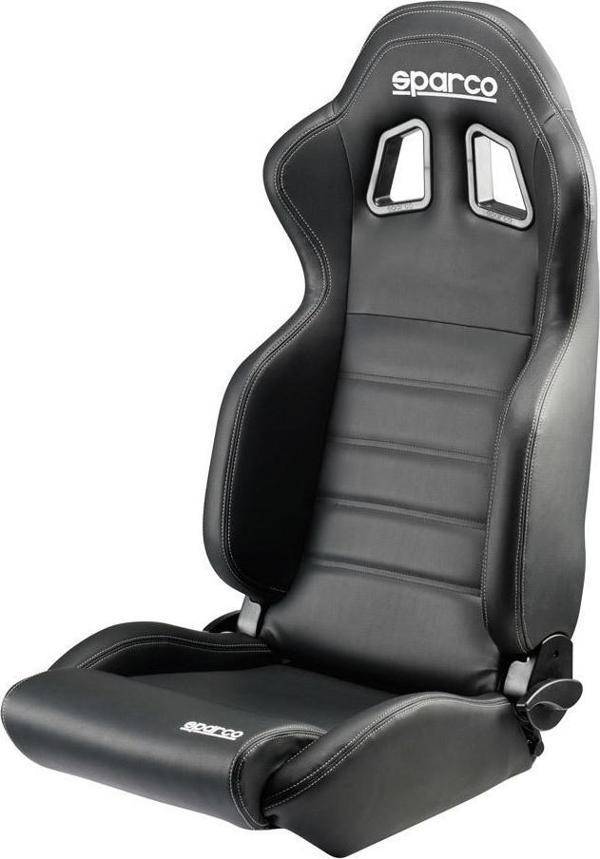 SPARCO R100 DERİ CADDE KOLTUGU SİYAH - Image 1