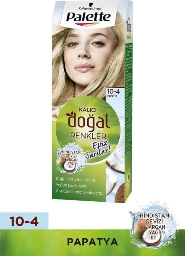Palette Kalıcı Doğal Renkler 10-4 Papatya Saç Boyası - Image 1