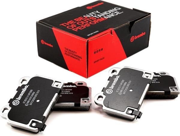 BREMBO SPOR PAD MİTSUBİSHİ ARKA BALATA - Image 1