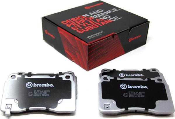 BREMBO SPOR PAD MİTSUBİSHİ ÖN BALATA - Image 1