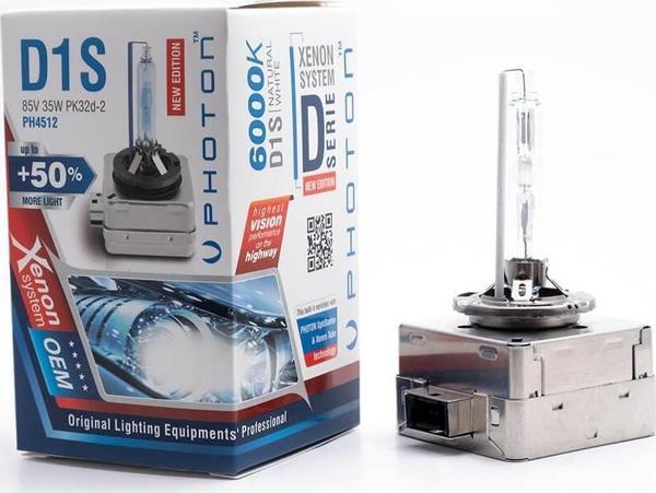 Photon D1S 6000K + % 50 FAZLA IŞIK D SERİSİ XENON AMPÜL - Image 1