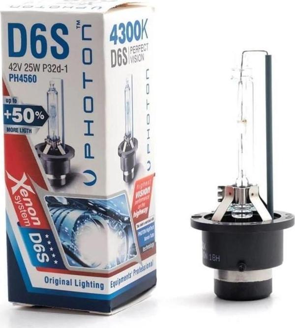 Photon D6S 6000K +%50 FAZLA IŞIK D SERİSİ XENON AMPÜL - Image 1