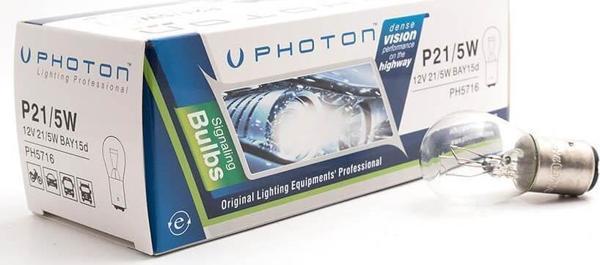 PHOTON P21/5W 12V 1016 ÇİFT DUY STANDART AMPUL - Image 1