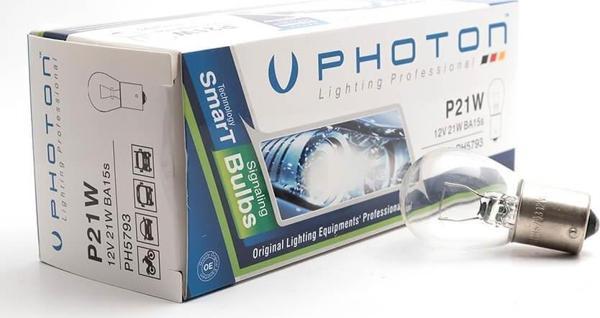 PHOTON P21W 12V 93 TEK DUY DÜZ TIRNAK STANDART AMPUL - Image 1