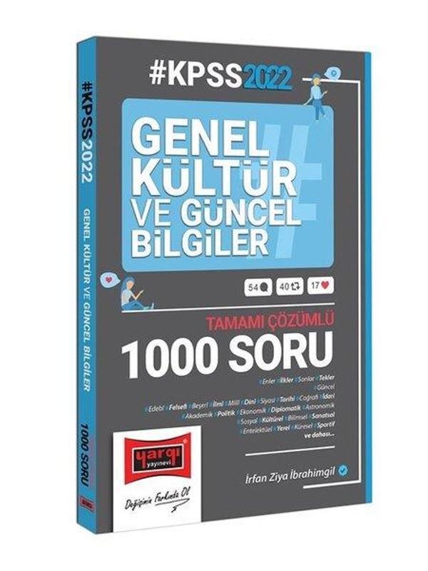 2022 KPSS Genel Kültür ve Güncel Bilgiler Tamamı Çözümlü Soru Bankası - Yargı Yayınları - Image 1
