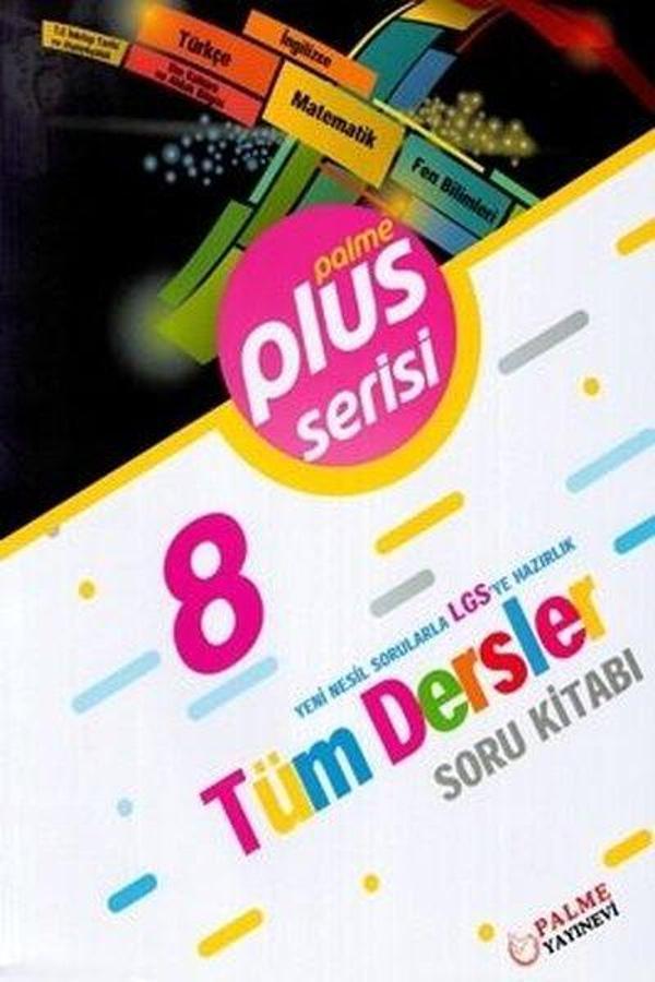 8. Sınıf Plus Tüm Dersler Soru Kitabı - Palme Eğitim - Image 1