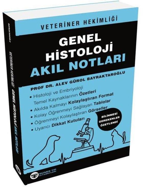 Veteriner Hekimliği Genel Histoloji Akıl Notları - Güneş Tıp Kitabevleri - Image 1