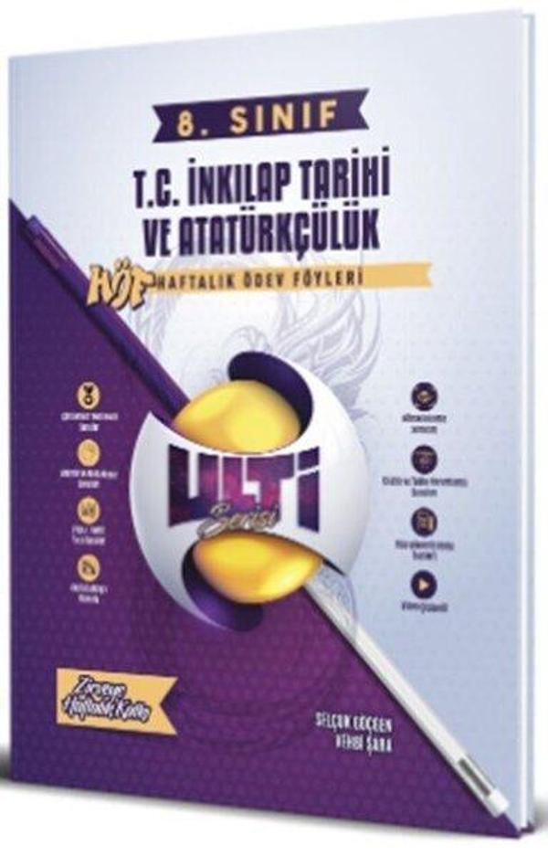 8. Sınıf LGS T.C. İnkılap Tarihi ve Atatürkçülük Ulti Serisi Haftalık Ödev Föyleri - BES Yayınları - Image 1