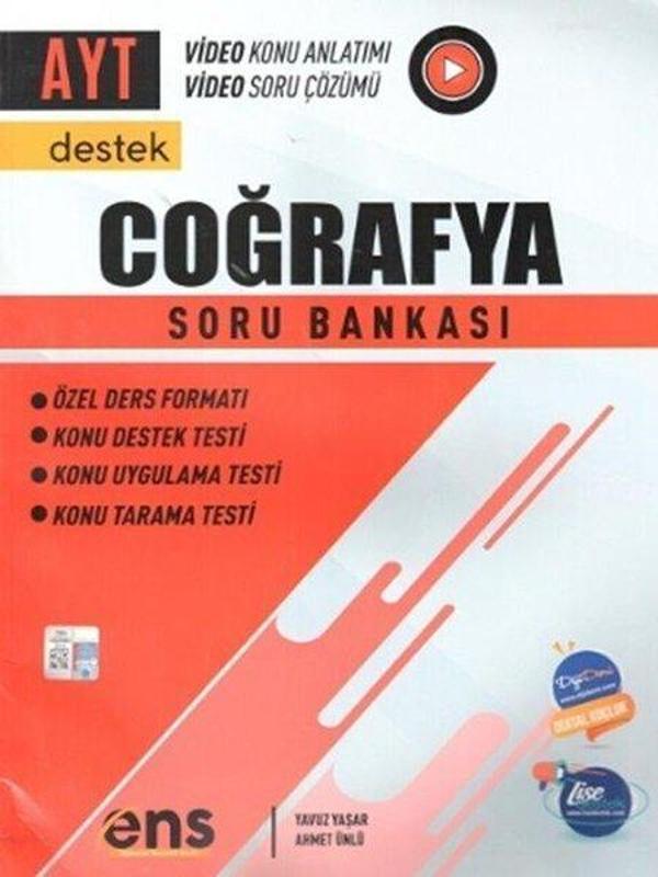 AYT Coğrafya Destek Soru Bankası - Ens Yayıncılık - Image 1