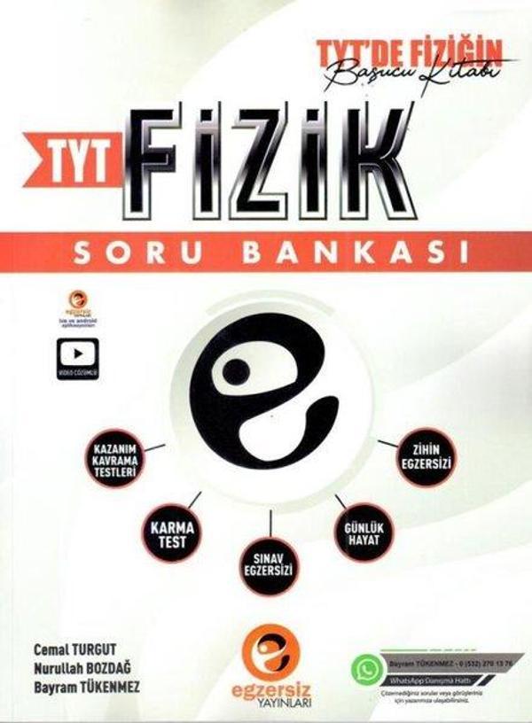 TYT Fizik Soru Bankası - Egzersiz Yayınları - Image 1