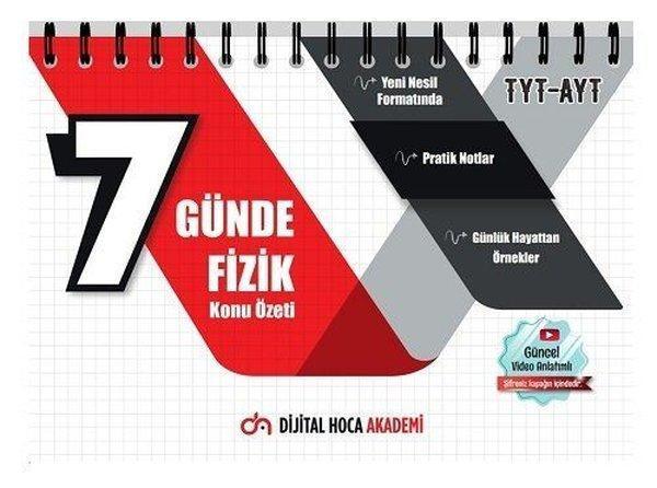 TYT - AYT 7 Günde Fizik Güncel Video Anlatımlı Pratik Notlar - Dijital Hoca - Image 1