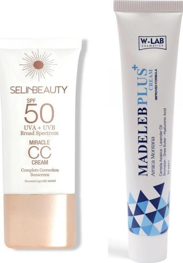 Selin Beauty Miracle CC Krem + W Lab Madeleb Plus Krem Set - Image 1