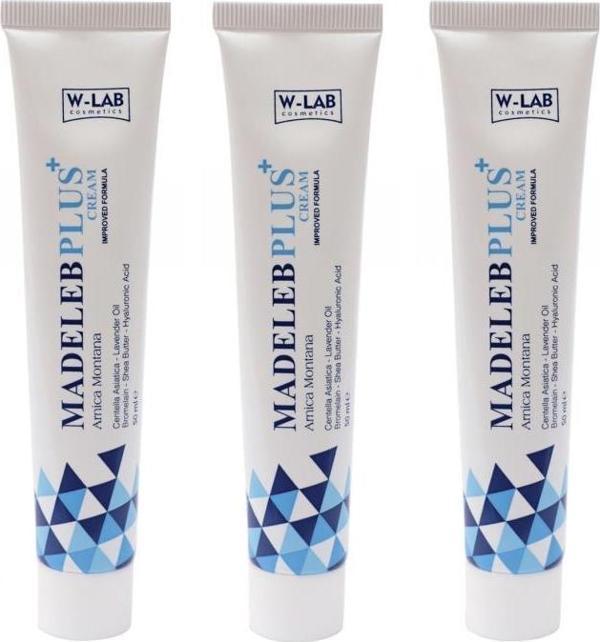 W Lab Kozmetik Madeleb Plus Krem 3 Lü Paket - Image 1