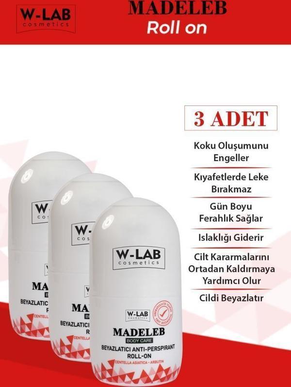W-Lab Madeleb Roll On 3 lü Set - Image 1