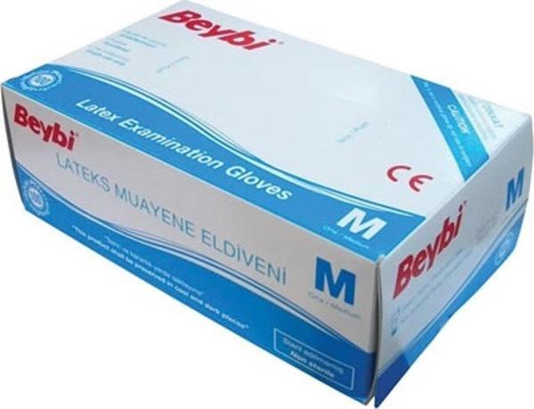 BEYBİ PUDRALI MEDİUM LATEX ELDİVEN - Image 1