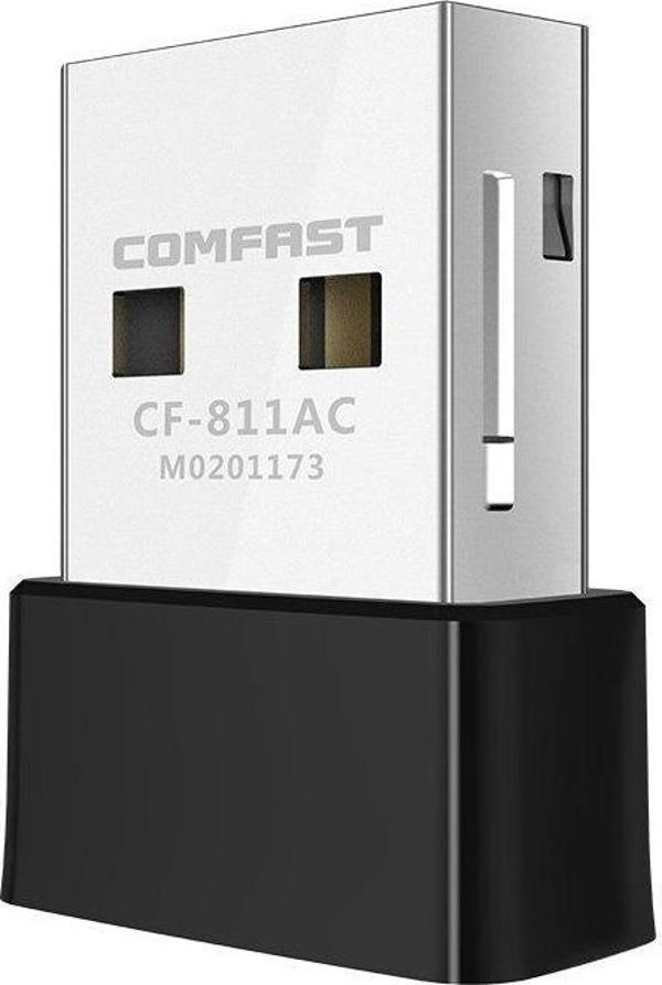 Schulzz Comfast 650 Mbps USB Mini Wifi Adaptörü RTL811 5GHz Kablosuz Alıcı - Image 1