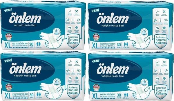 Hasta Bezi Bel Bantlı Tekstil Yüzey Xl Ekstra Büyük 120 Adet - Image 1