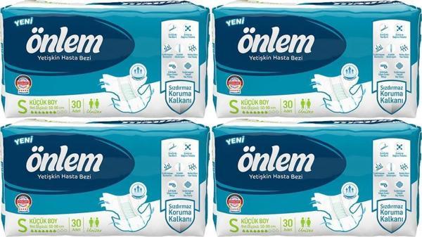 Yetişkin Hasta Bezi Küçük Boy Small 30 Adet x 4 Paket - Image 1