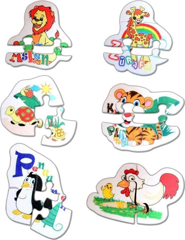 Tox Hayvanlar 2+ Keçe Yapboz - Puzzle T003 - Image 1