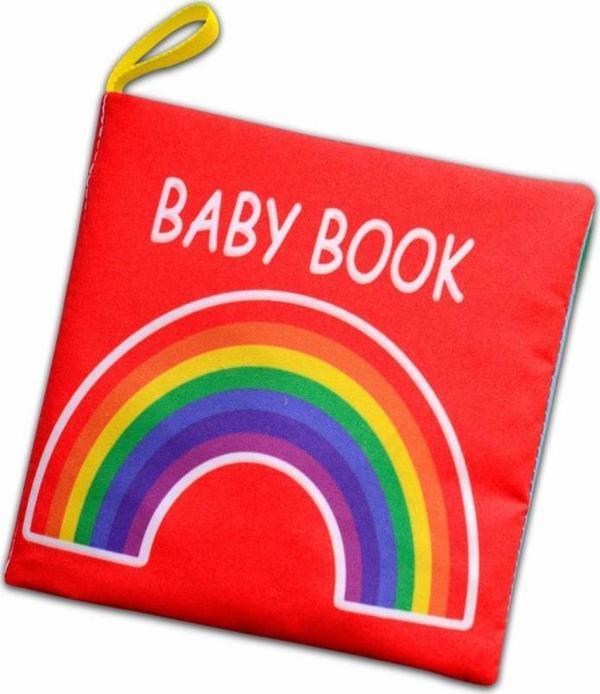 Tox İngilizce Renkli Bebek Kumaş Sessiz Kitap E120 - Bez Kitap , Eğitici Oyuncak , Yumuşak ve Hışırtılı - Image 1