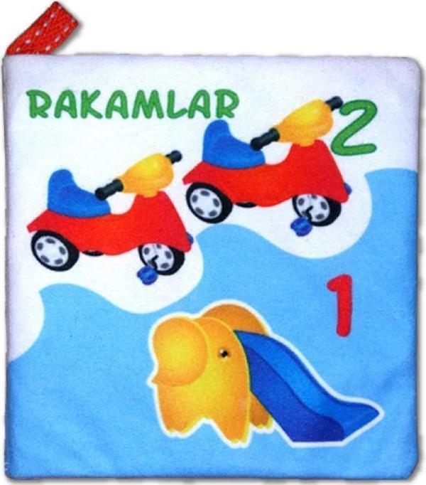 Tox Rakamlar Kumaş Sessiz Kitap T051 - Bez Kitap , Eğitici Oyuncak , Yumuşak ve Hışırtılı - Image 1