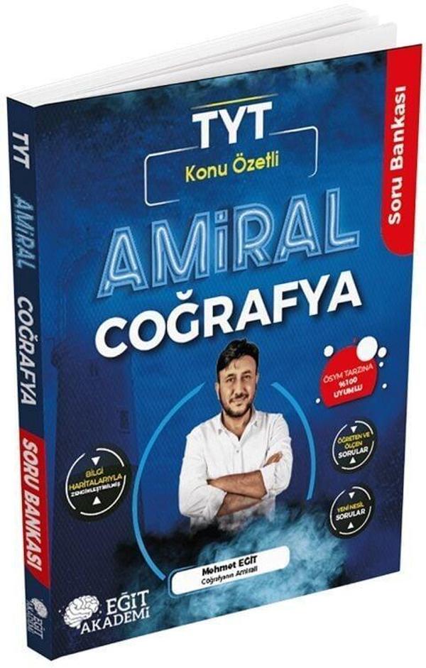 Mehmet Eğit TYT Coğrafya Amiral Konu Özetli Soru Bankası - Mehmet Eğit - Image 1