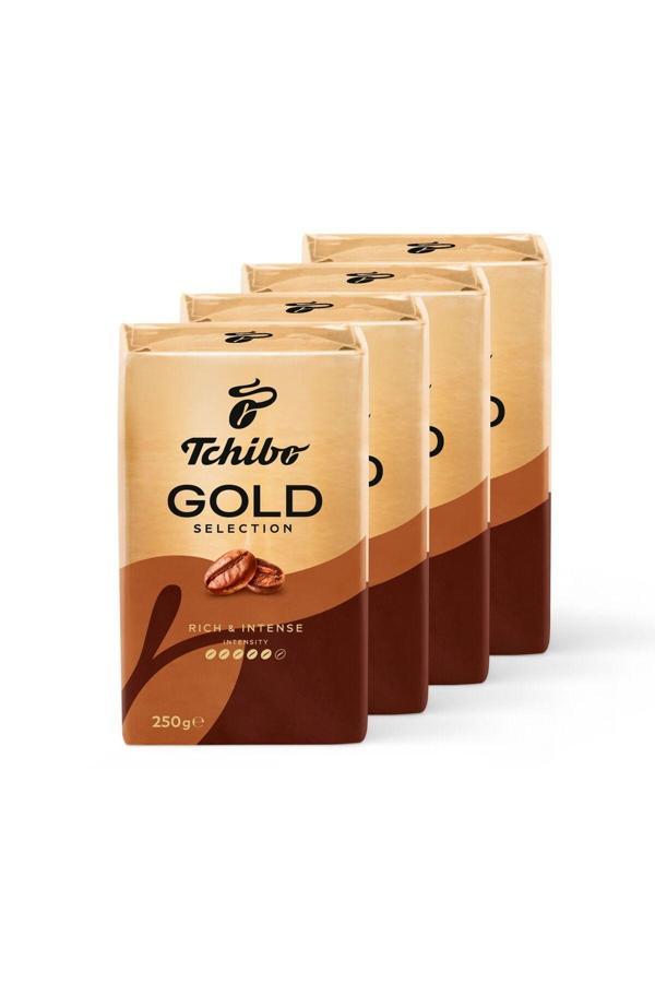 Tchibo Gold Selection Öğütülmüş Filtre Kahve 4X250 Gr - Image 1