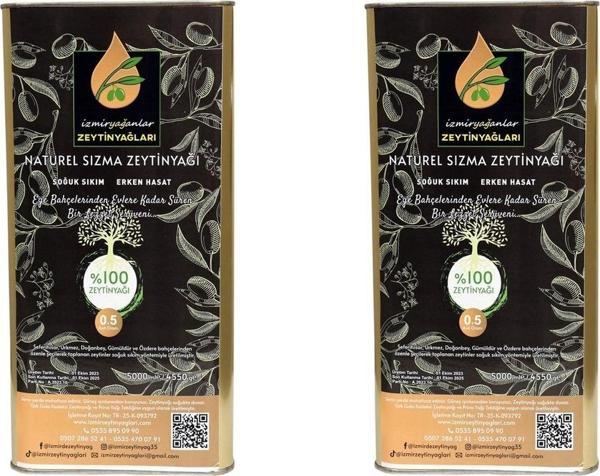 İzmir Zeytinyağları Naturel Sızma Zeytinyağı 10 lt - Image 1