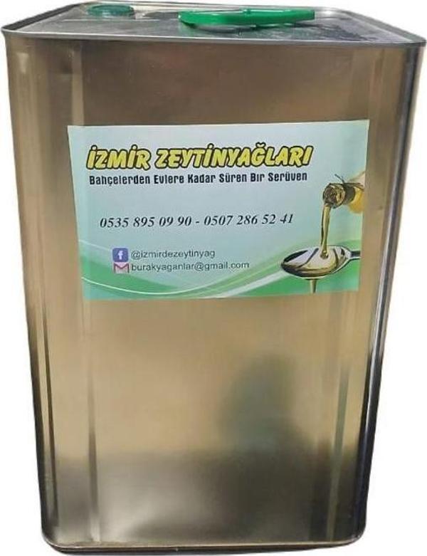 İzmir Zeytinyağları Soğuk Sıkım Natürel Sızma Zeytinyağı 18 lt - Image 1