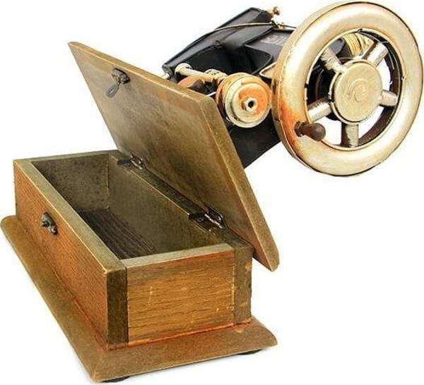 himarry Dekoratif Metal Dikiş Makinesi Kutulu Biblo Hediyelik - Image 1