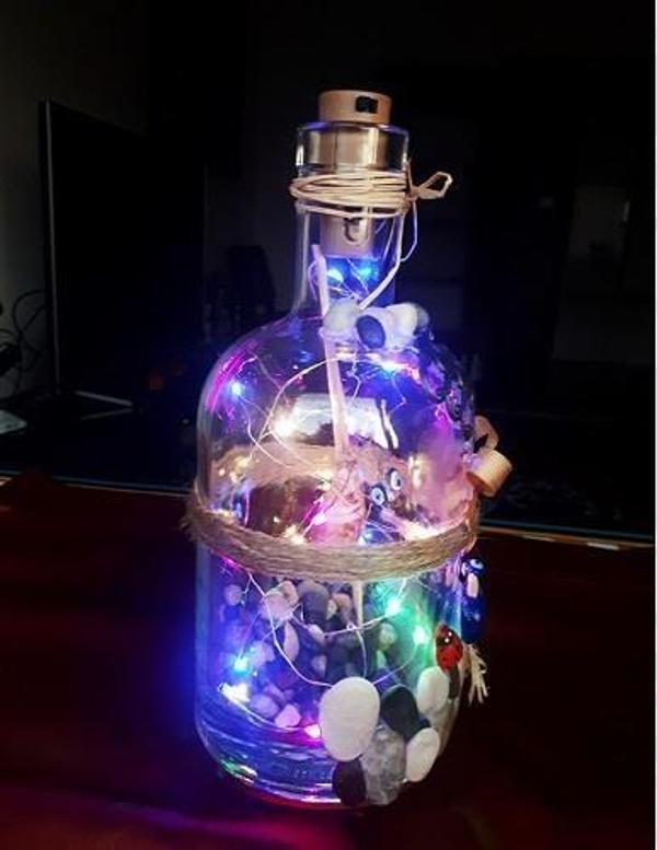 himarry ledli dekoratif şişe aplik - Image 1