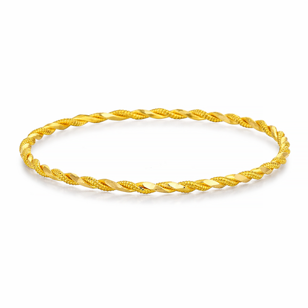 Altın Anne İkili Burma Bilezik 22 Ayar 15 GR