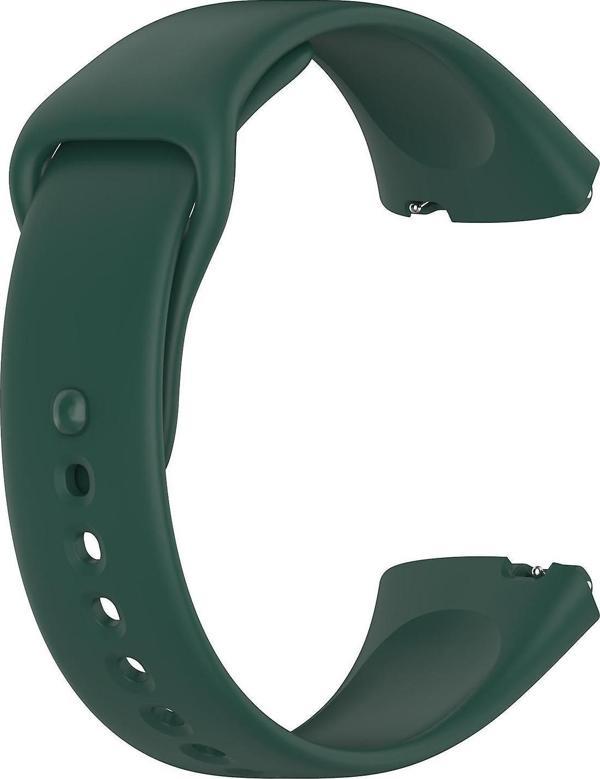 Microsonic Xiaomi Redmi Watch 3 Lite Kordon, Silicone Sport Band Koyu Yeşil - Image 1