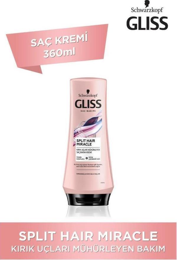 SCHWARZKOPF GLISS SPLIT HAIR MIRACLE SAÇ KREMİ 360 ML - Image 1