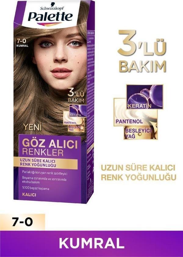 Palette Göz Alıcı Renkler 7-0 Kumral - Image 1