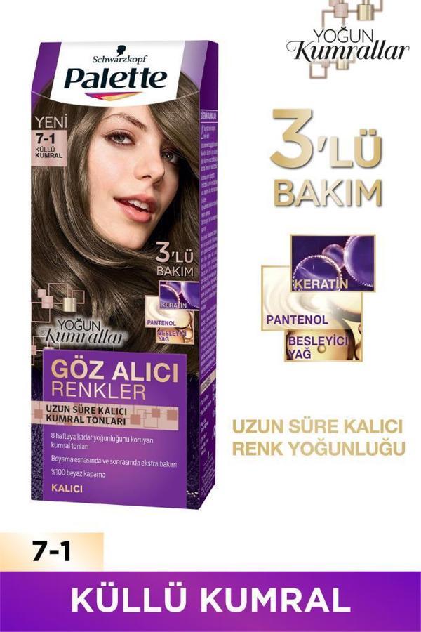 Palette Göz Alıcı Renkler 7-1 Küllü Kumral - Image 1