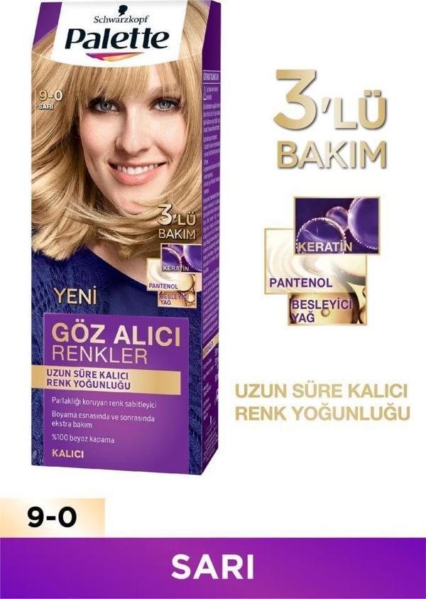 Palette Göz Alıcı Renkler 9-0 Sarı - Image 1