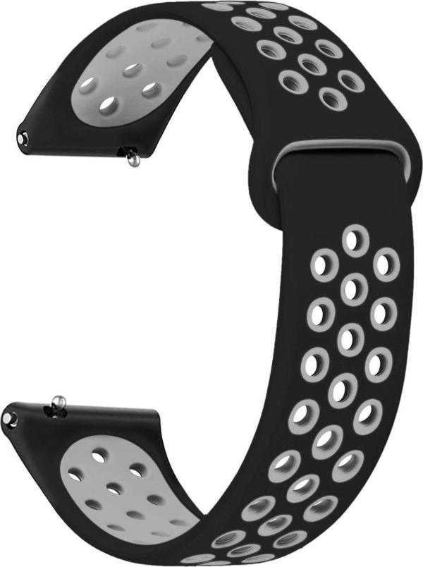 Microsonic Xiaomi Watch S1 Active Rainbow Gently Band Kordon Siyah Gri - Image 1