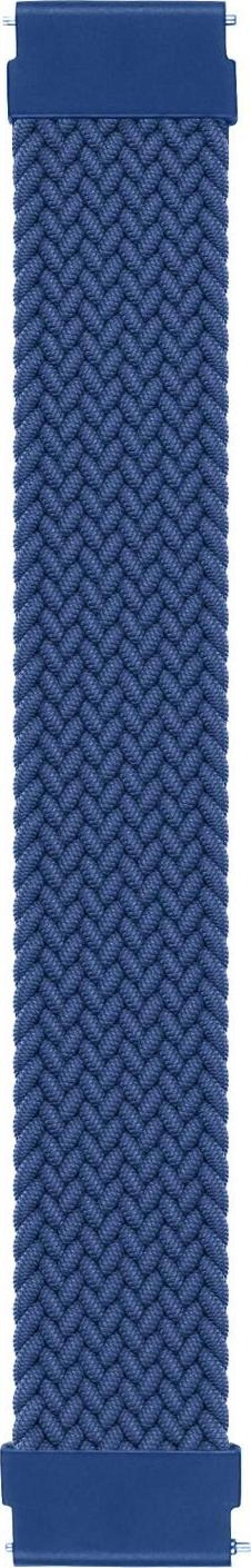 Microsonic Honor Watch GS Pro Kordon, (Medium Size, 155mm) Braided Solo Loop Band Lacivert - Image 1