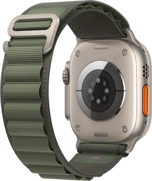 Microsonic Apple Watch SE 44mm Kordon Alpine Loop Yeşil - Image 1