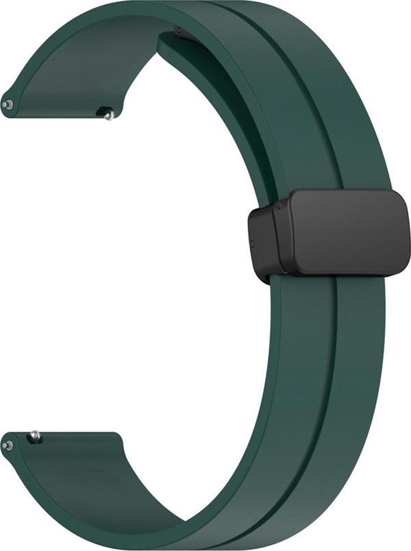 Microsonic Huawei Watch 2 Sport Kordon Ribbon Line Koyu Yeşil - Image 1