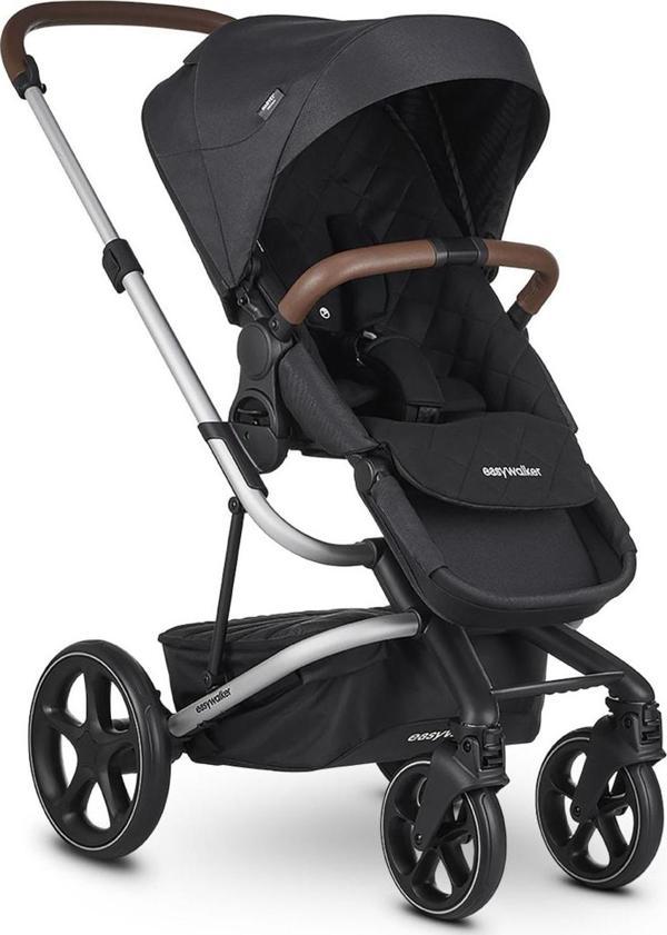 EasywalkerHarvey3 Premium Bebek Arabası Jet Black - Image 1