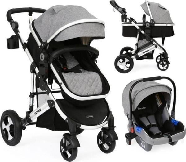 Yoyko Ultimate Travel Sistem Bebek Arabası Gri - Image 1