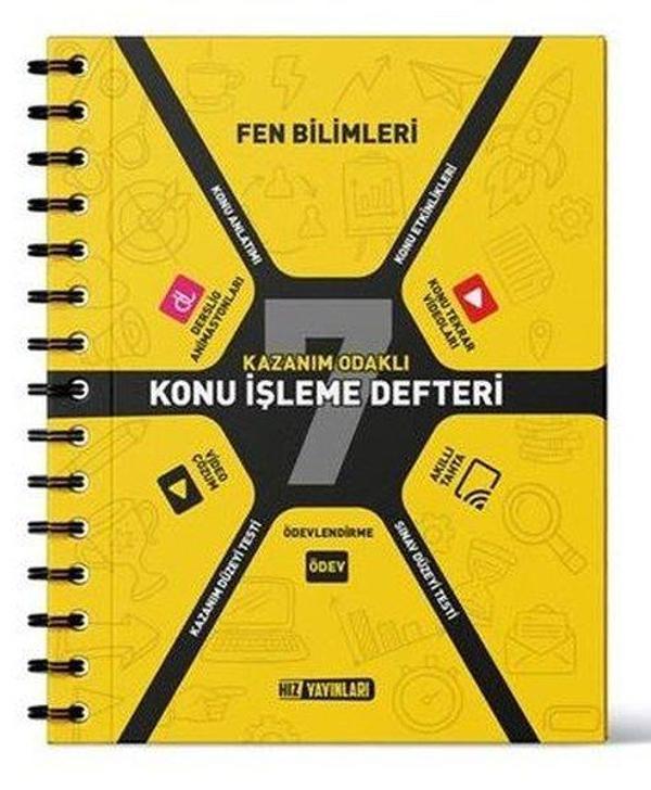 7. Sınıf Fen Bilimleri Konu İşleme Defteri - Hız Yayınları - Image 1
